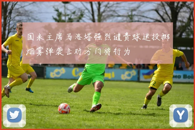 国米主席马洛塔强烈谴责球迷投掷烟雾弹袭击对方门将行为